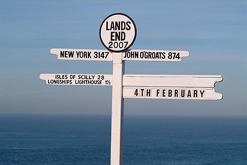Zwischen Land's End und John o'Groats liegen 847 Meilen.