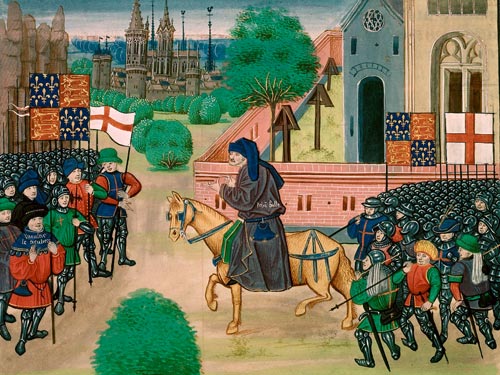 Der Bauernaufstand in London im mittelalterlichen England