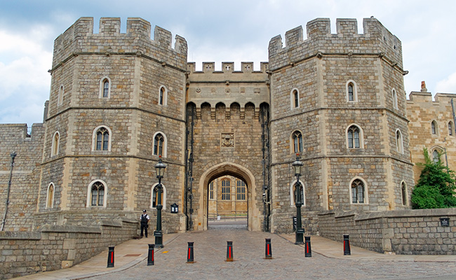 Die schöne Windsor Castle in England.