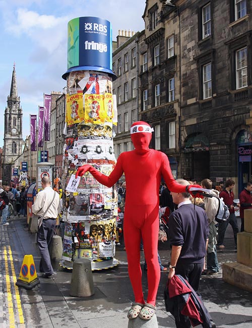 Edinburgh Fringe Festival - Mit dem Mietwagen Edinburgh, Schottland erkunden
