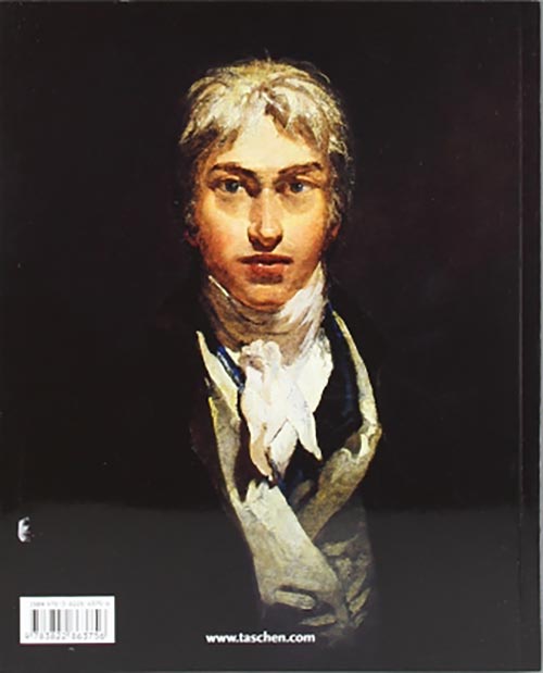 Der Bildband zeigt auf der Rückseite ein Porträt von William Turner.