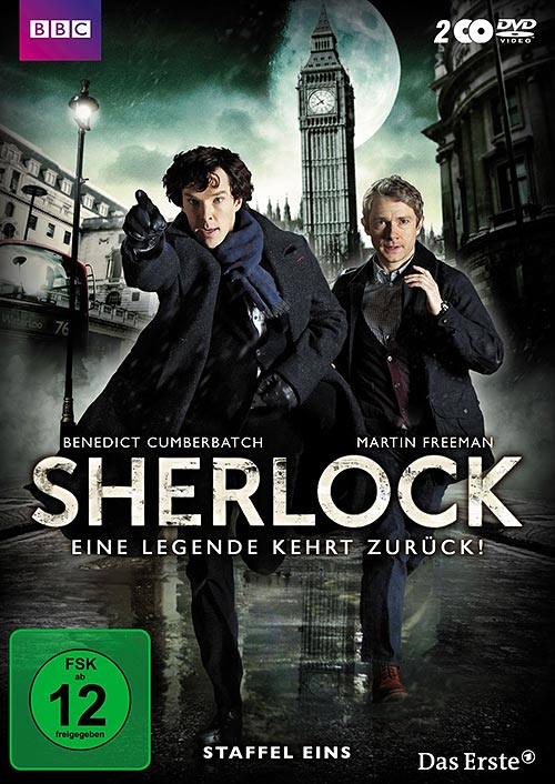 Bestsellen Sie hier die 1. Staffel der BBC-Serie 'Sherlock'.