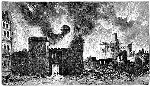 Auch das Große Feuer von London ist Thema im London Dungeon.