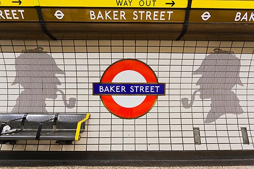 Für Kenner der London-Bücher ist die Baker Street Schauplatz der Sherlock Holmes-Romane.