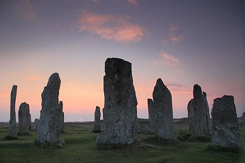 Spuren der Vergangenheit findet man auf Lewis überall, zum Beispiel an den Stones of Callanish.