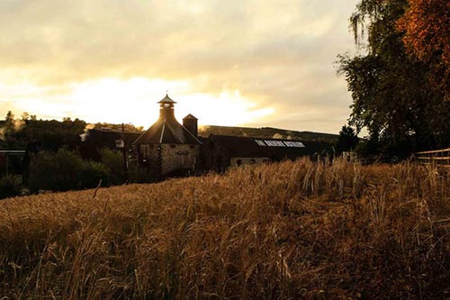 Die The Balvenie Destillerie im schottischen Dufftown