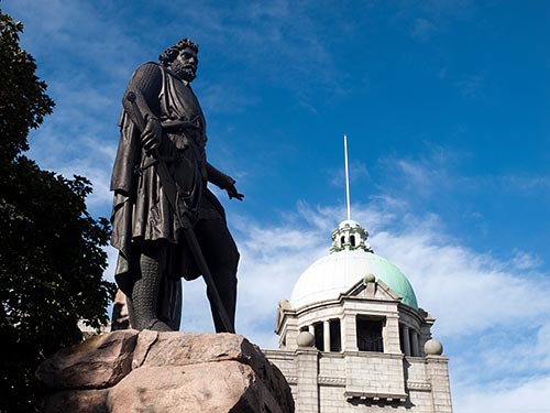 William Wallace ist heute ein Held in Schottland.