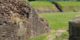 Die römischen Ruinen von Caerleon