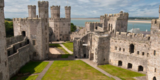 Das imposante Caernarfon Castle