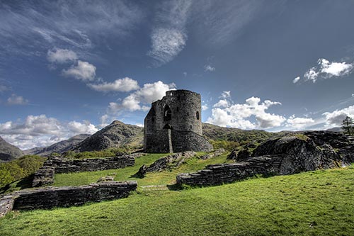 Dolbadarn Castle war einst ein Symbol für die Macht des walisischen Königs.